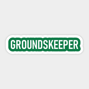 Groundskeeper - Cool Hobby Sticker